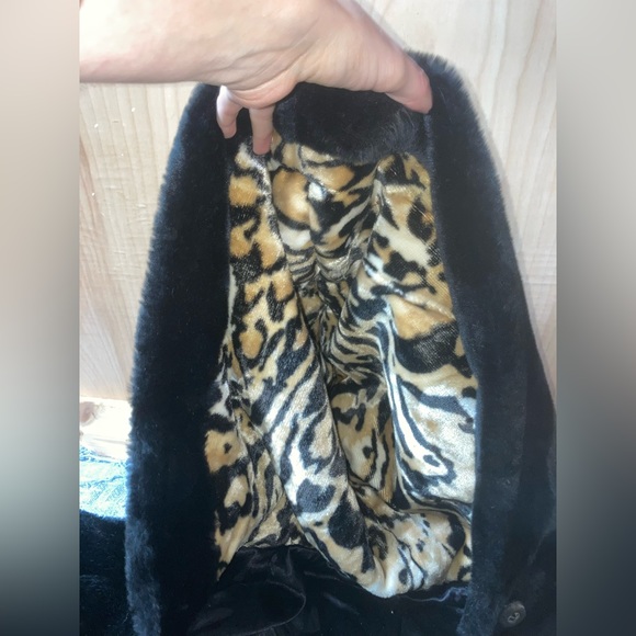 Vintage Velvet Hooded Opera Coat/ Cape - Picture 14 of 16